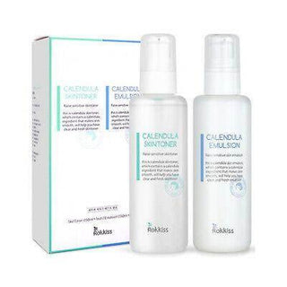 Rokkiss - Calendula Skin Toner 150ml + Calendula Emulsion 150ml Set - Koreabe