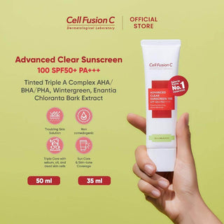 Cell Fusion C - Advanced Clear Sunscreen 100 SFP 50+ PA++++ 50ml - Koreabe