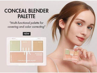 Luna - Conceal Blender Palette - 4 Colors - Koreabe