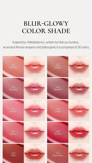 Dinto - Blur-Glowy Lip Tint - 30 Colors - Koreabe