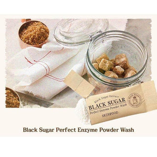 Skinfood Black Sugar Perfect Enzyme Powder Wash 30p - Koreabe
