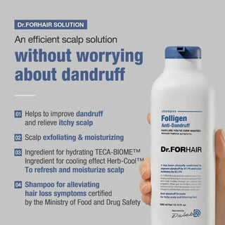 Dr For Hair - Folligen Anti-Dandruff 400ml - Koreabe