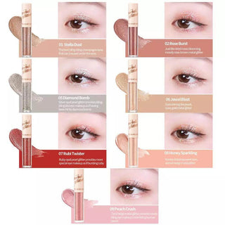 Holika Holika - Eye Metal Glitter - 6 Colors - Koreabe