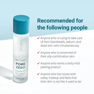 Be The Skin - BHA Toner Pore Zero 150ml - Koreabe