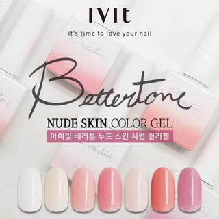 IVIT - Bettertone Nude Skin Color Gel Nail - 5 Colors - Koreabe