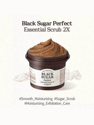 Skinfood Black Sugar Perfect Essential Scrub 2x 210g - Koreabe