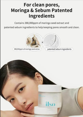 Ilso - Moringa Purifying Pore Pad 60ea - Koreabe