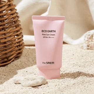 The Saem - Eco Earth Pink Sun Cream SPF50+ PA++++ 50g - Koreabe