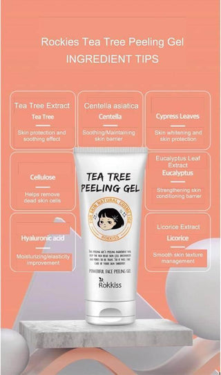 Rokkiss - Tea Tree Peeling Gel 120ml - Koreabe