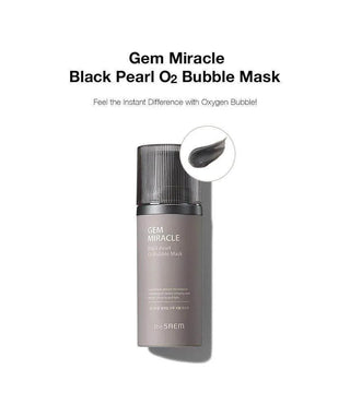 The Saem - Gem Miracle Black Pearl Bubble Mask 105g - Koreabe