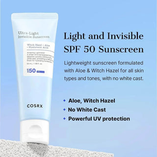 COSRX - Ultra Light Invisible Sunscreen 50ml - Koreabe