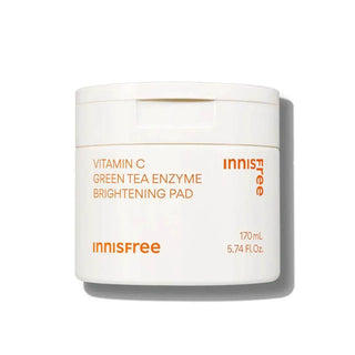 Innisfree - Vitamin C Green Tea Enzyme Brightening Pad 60ea - Koreabe