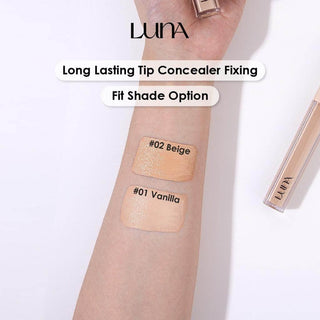 Luna - Long Lasting Tip Concealer Fixing Fit - 2 Colors - Koreabe