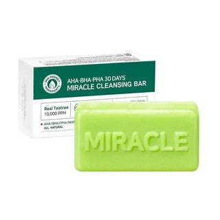 SOME BY MI - AHA, BHA, PHA 30 Days Miracle Cleansing Bar 1pc [106g] - Koreabe