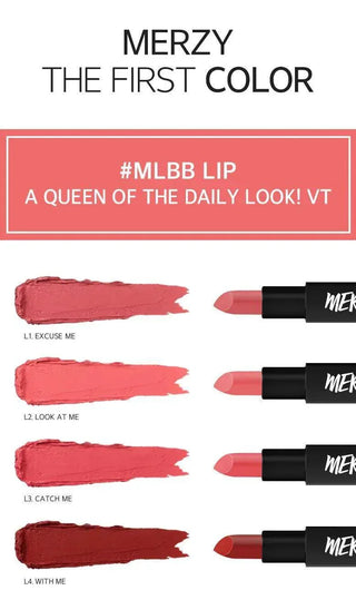 Merzy - The First Lipstick - 6 Colors - Koreabe