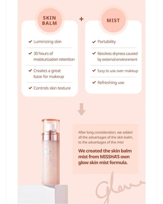 Missha - Glow Skin Mist 80ml - Koreabe