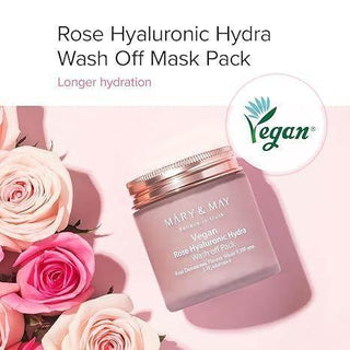 Mary&May - Rose Hyaluronic Hydra Wash Off Pack 125ml - Koreabe
