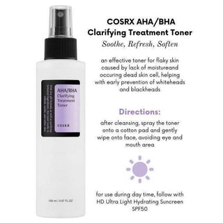 COSRX - AHA/BHA Clarifying Treatment Toner 100ml - Koreabe