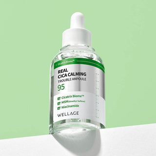 Wellage Real Cica Calming Trouble Ampoule 95 50ml - Koreabe