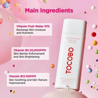 TOCOBO - Vita Tone Up Sun Cream SPF+ PA++++ 50ml - Koreabe