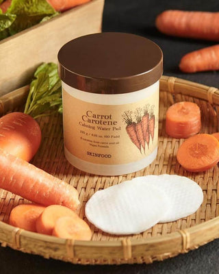 Skinfood Carrot Carotene Calming Water Pad 60ea - Koreabe