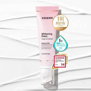 Cosnori Whitening Dress Tone up Cream (Vegan) 50ml - Koreabe