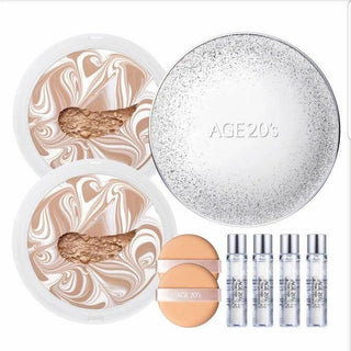 Age 20's - Sparkling + 2 refills + 4 ampoules (10ml ea) - 2 Colors - Koreabe