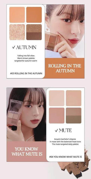 Peripera - Ink Pocket Shadow Palette - 6 Colors - Koreabe