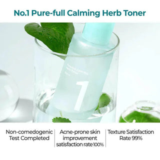 numbuzin No.1 Pure-Full Calming Herb Toner 300ml - Koreabe