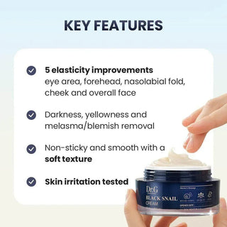 Dr.G Black Snail Cream 50ml - Koreabe