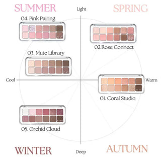 Clio Pro Eye Palette Air - 7 Colors - Koreabe