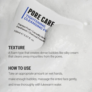 Rovectin Pore Care Tightening Cleansing Foam 150ml - Koreabe