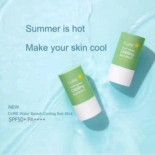 Cure - Water Splash Cooling Sun Stick SPF50+ PR++++ 40ml - Koreabe