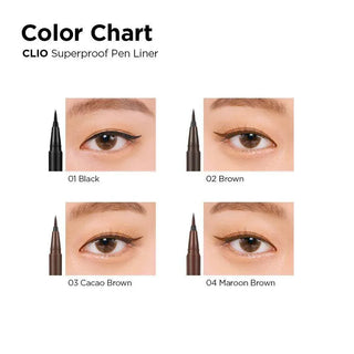 Clio Superproof Pen Liner - 4 Colors - Koreabe