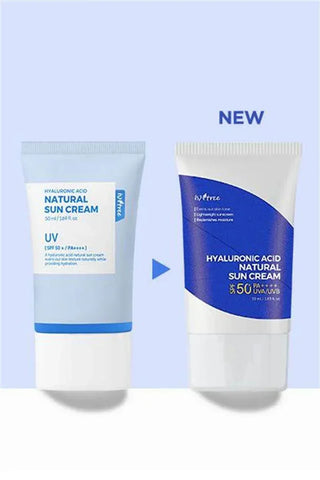 Isntree - Hyaluronic Acid Natural Sun Cream 50ml - Koreabe