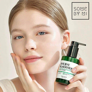SomeByMi Bye Bye Blackhead 30 Days Miracle Green Tea Tox Bubble Cleanser 120g - Koreabe