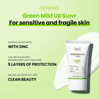 Dr.G Green Mild Up Sun+ 35ml - Koreabe