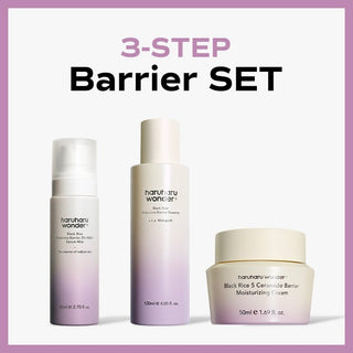 Haruharu Wonder - Black Serum 80ml + Essence 120ml + Cream 50ml