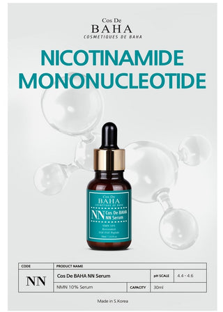 Cos De Baha - NMN 10 EGF FGF Peptide 30ml
