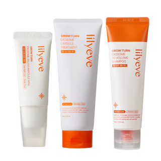 Lilyeve - Grown Turn Exosome Set (Ampoule 30ml + Shampoo 50ml + Treatment 50ml)