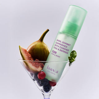 Kuoca - Basil Sorbet Garnished with Figs Berries Hair Mist 50ml