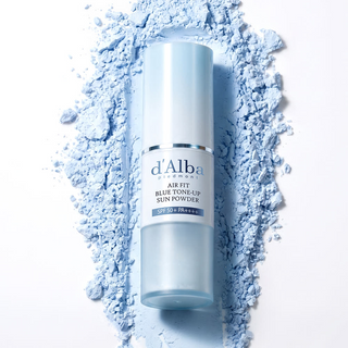 d'Alba - Рассыпчатая пудра с тонирующим эффектом Air Fit Blue Tone Up Sun Powder SPF50+ PA++++ 5.5 г