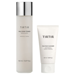 Tirtir - Молочный тоник для лица Milk Skin 150мл + Очищающая пенка Milk Pack 50мл