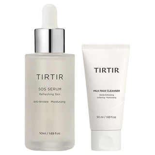 Tirtir - SOS Сыворотка 50мл + Очищающее средство Milk Pack 50мл