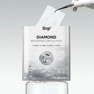 SNP - Diamond Shining Moisture Ampoule Mask 10ea - Koreabe
