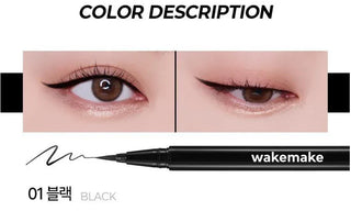 Wakemake - Подводка-фломастер Iron Wall Pen Eyeliner 0.5г (Hello Kitty Black Edition)