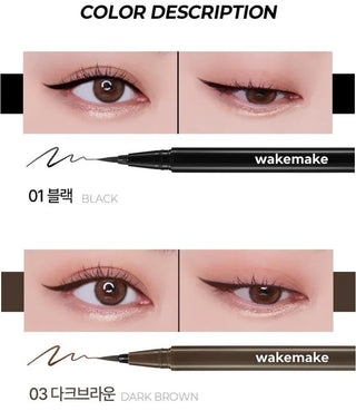 Wakemake - Подводка-фломастер Iron Wall Pen Eyeliner 0.5г (Hello Kitty Black Edition)