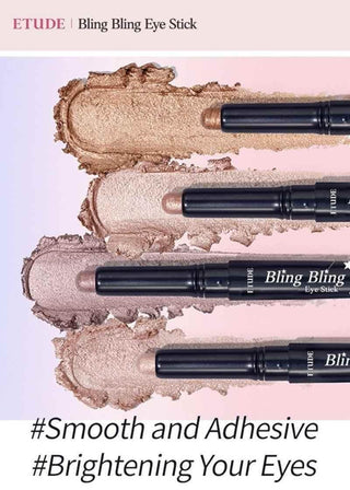 Etude Bling Bling Eye Stick - 12 Colors - Koreabe