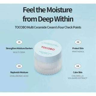 TOCOBO - Multi Ceramide Cream 50ml - Koreabe