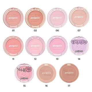 Peripera Pure Blushed Sunshine Cheek - 11 Colors - Koreabe